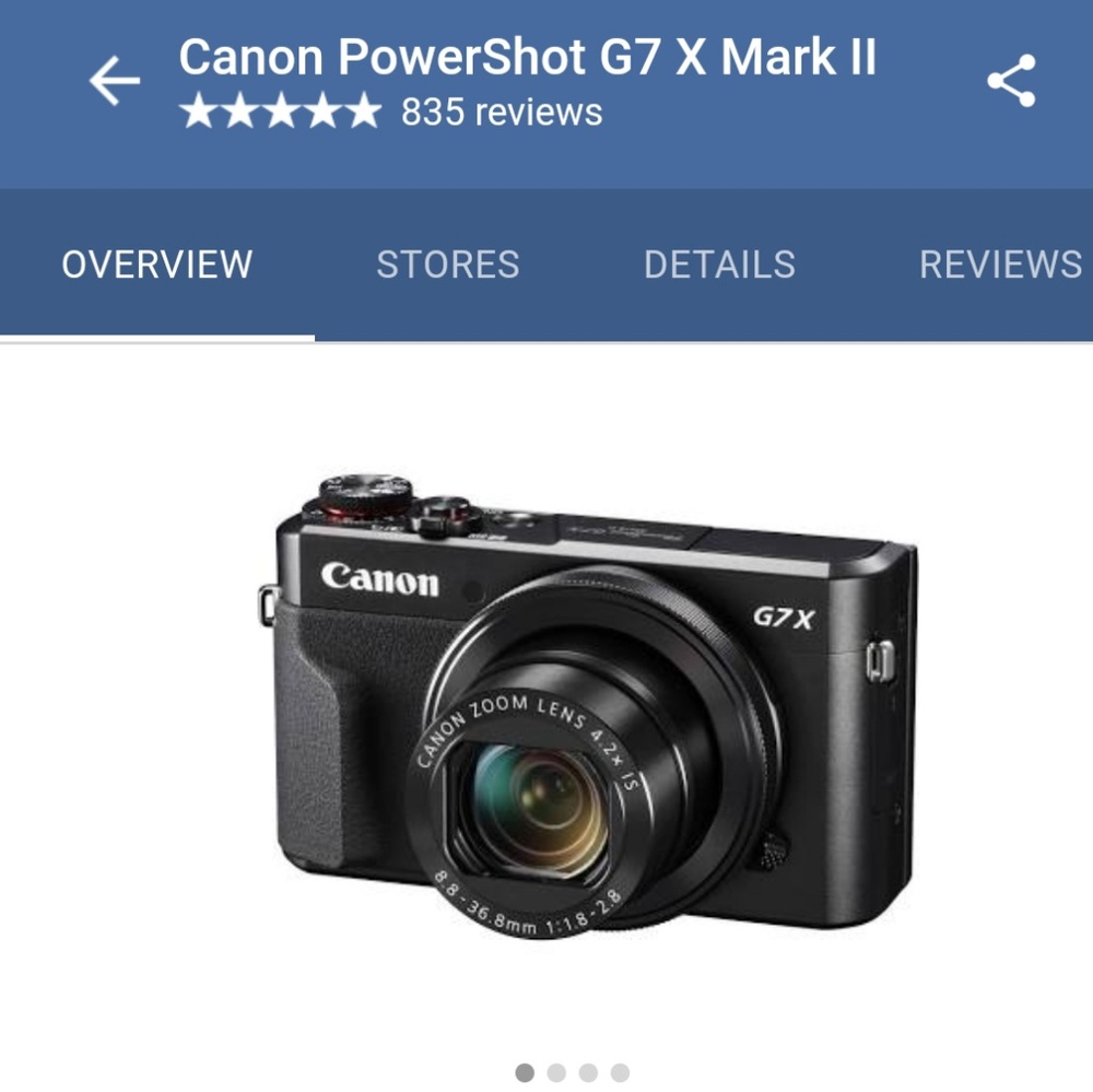 Canon g7x mark ii